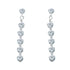 Navajo Sterling Silver Bead Post Dangle Earrings AX130202